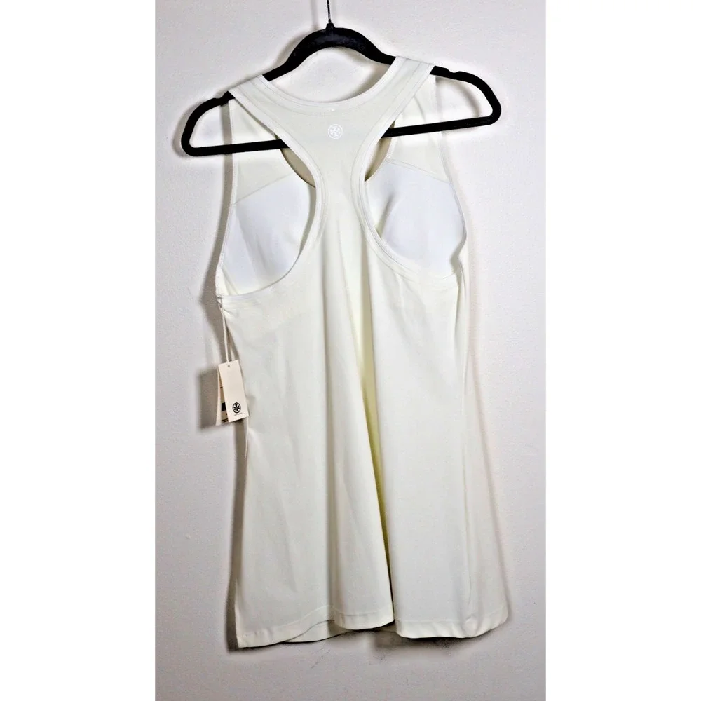 Tory Burch Tennis Dress Size  X-Large Ivory Performance Side Slit Raceback